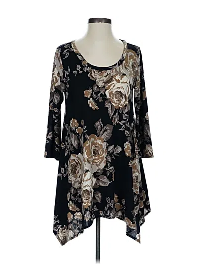 Pre-owned Unbranded Casual Dress In Brown