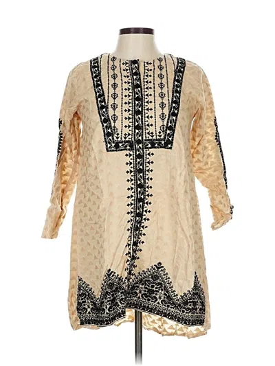 Pre-owned Unbranded Casual Dress In Brown