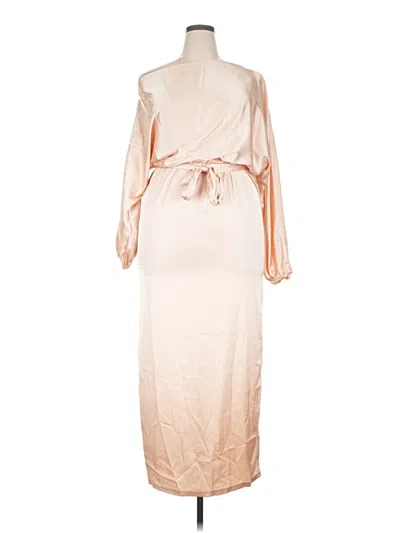 Pre-owned Unbranded Casual Dress In Brown