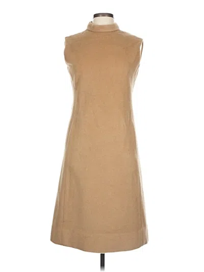 Pre-owned Unbranded Casual Dress In Brown