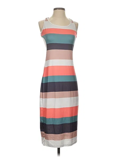 Pre-owned Unbranded Casual Dress In Brown