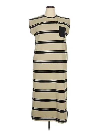 Pre-owned Unbranded Casual Dress In Brown
