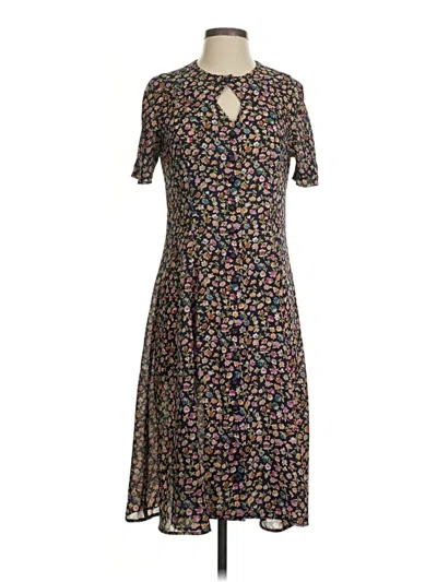 Pre-owned Unbranded Casual Dress In Brown