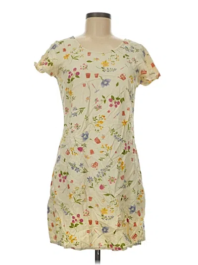 Pre-owned Unbranded Casual Dress In Brown
