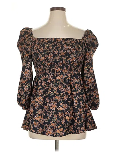 Pre-owned Unbranded Casual Dress In Brown