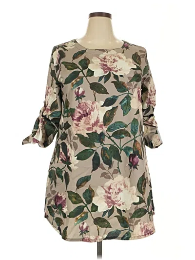 Pre-owned Unbranded Casual Dress In Brown