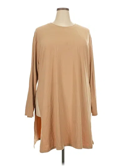Pre-owned Unbranded Casual Dress In Brown
