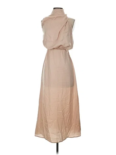 Pre-owned Unbranded Casual Dress In Brown