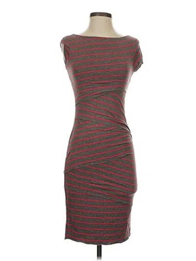 Pre-owned Unbranded Casual Dress In Brown