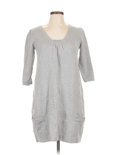 Pre-owned Unbranded Casual Dress In Gray