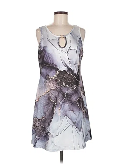 Pre-owned Unbranded Casual Dress In Gray