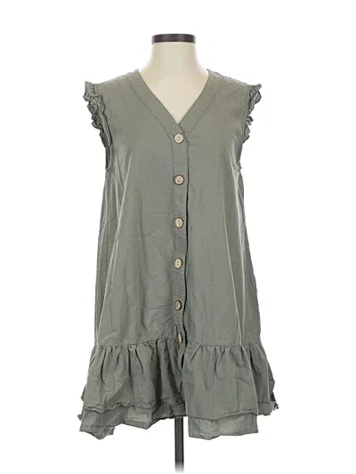 Pre-owned Unbranded Casual Dress In Gray