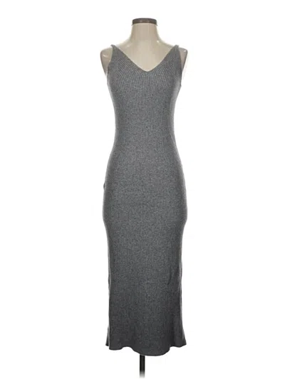 Pre-owned Unbranded Casual Dress In Gray