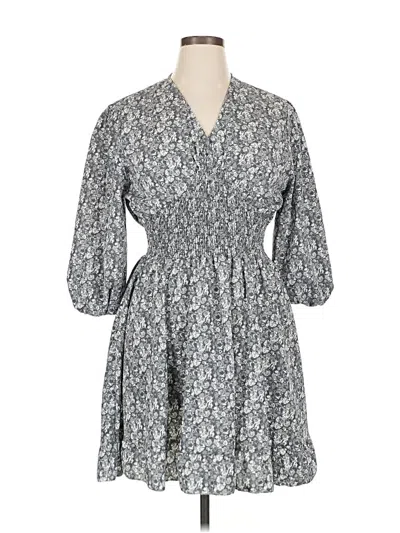 Pre-owned Unbranded Casual Dress In Gray