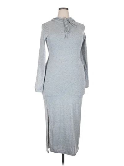 Pre-owned Unbranded Casual Dress In Gray