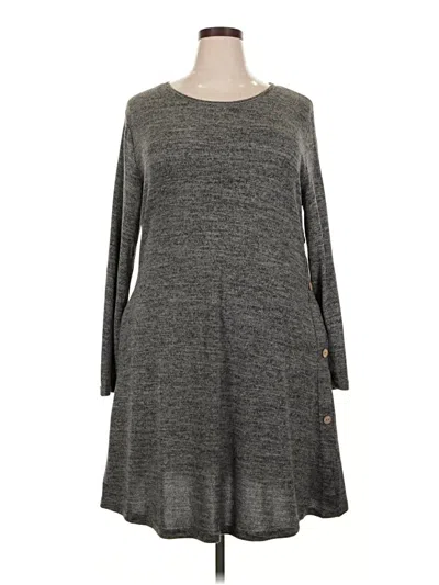 Pre-owned Unbranded Casual Dress In Gray