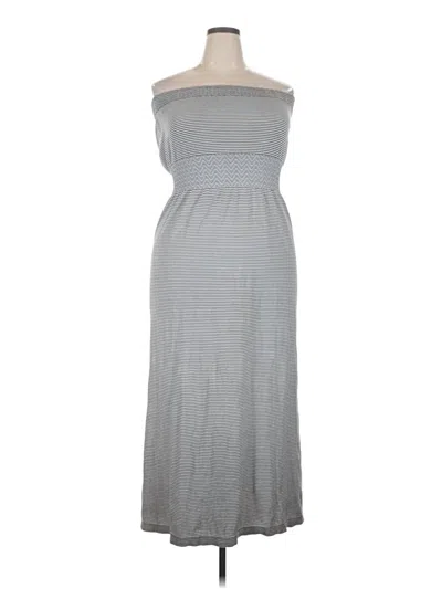 Pre-owned Unbranded Casual Dress In Gray