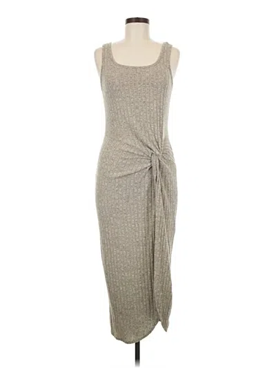Pre-owned Unbranded Casual Dress In Gray