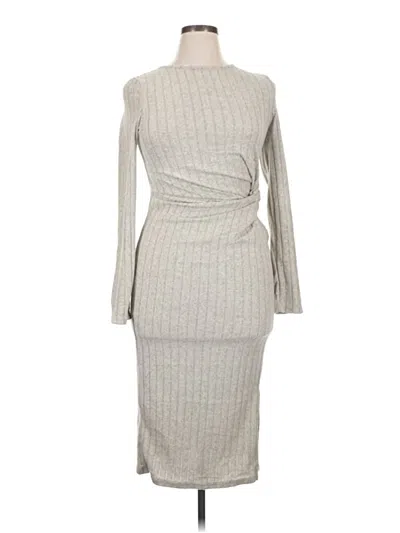 Pre-owned Unbranded Casual Dress In Gray