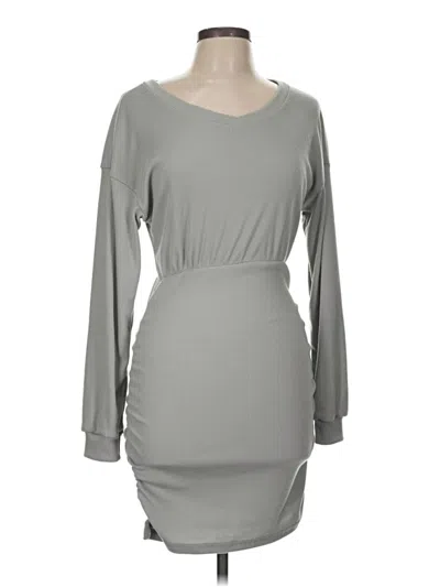 Pre-owned Unbranded Casual Dress In Gray