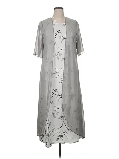 Pre-owned Unbranded Casual Dress In Gray