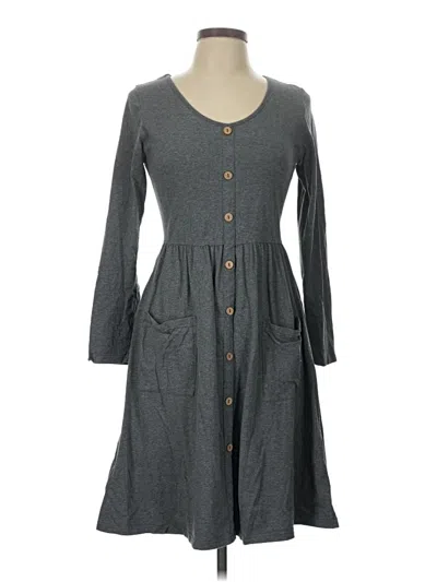 Pre-owned Unbranded Casual Dress In Gray