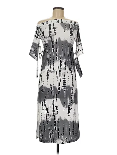 Pre-owned Unbranded Casual Dress In Gray