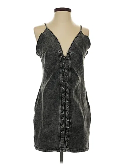 Pre-owned Unbranded Casual Dress In Gray