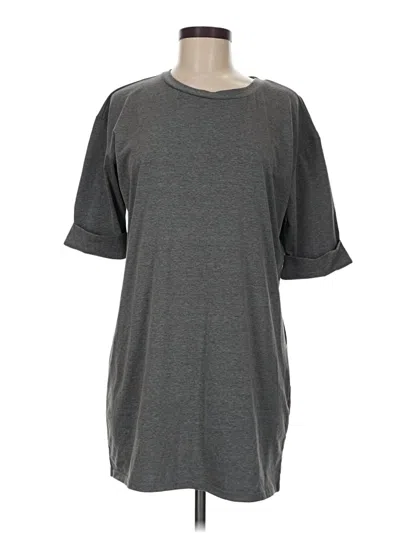 Pre-owned Unbranded Casual Dress In Gray