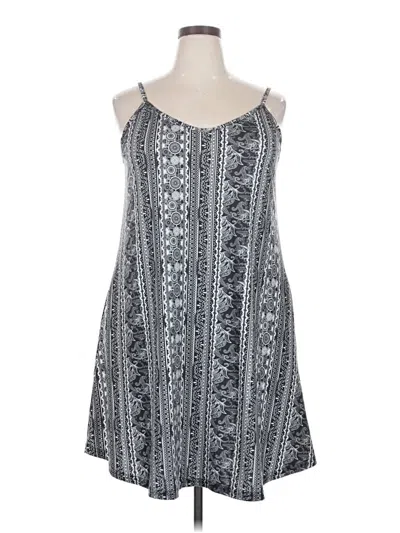 Pre-owned Unbranded Casual Dress In Gray