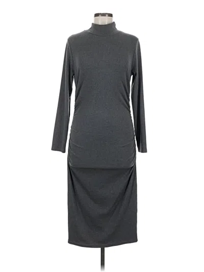 Pre-owned Unbranded Casual Dress In Gray