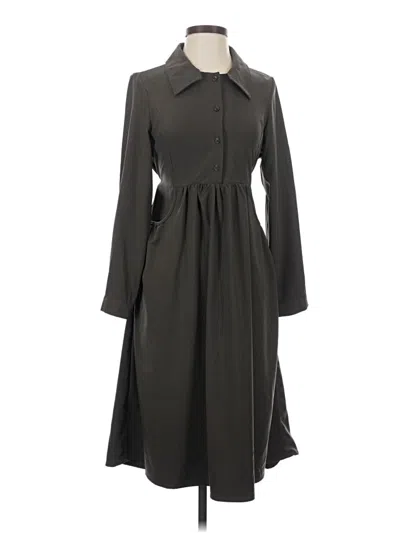 Pre-owned Unbranded Casual Dress In Gray
