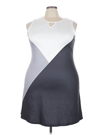 Pre-owned Unbranded Casual Dress In Gray
