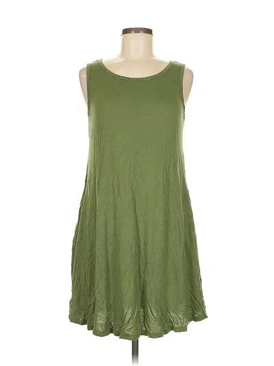 Pre-owned Unbranded Casual Dress In Green