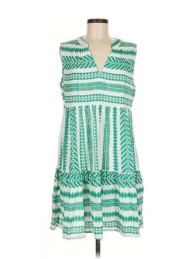 Pre-owned Unbranded Casual Dress In Green