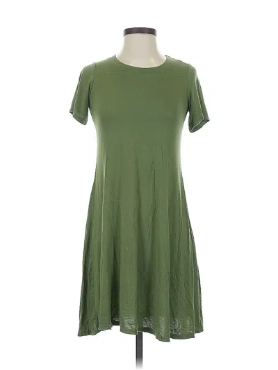 Pre-owned Unbranded Casual Dress In Green