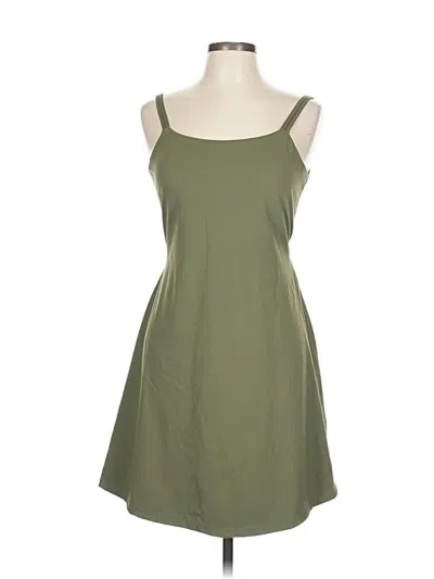 Pre-owned Unbranded Casual Dress In Green