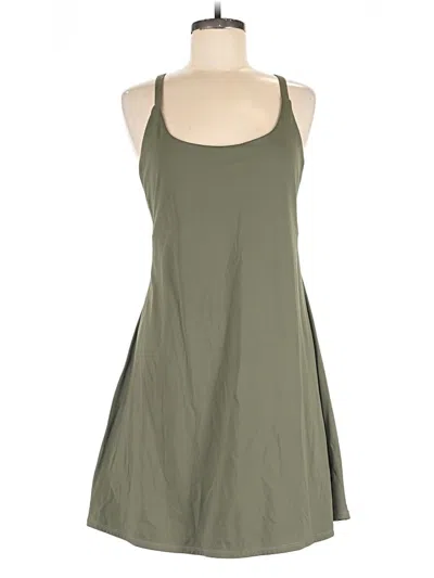 Pre-owned Unbranded Casual Dress In Green