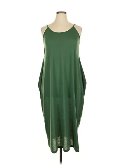 Pre-owned Unbranded Casual Dress In Green