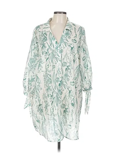 Pre-owned Unbranded Casual Dress In Green