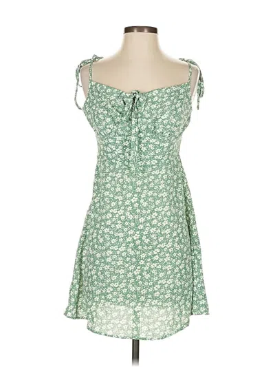 Pre-owned Unbranded Casual Dress In Green