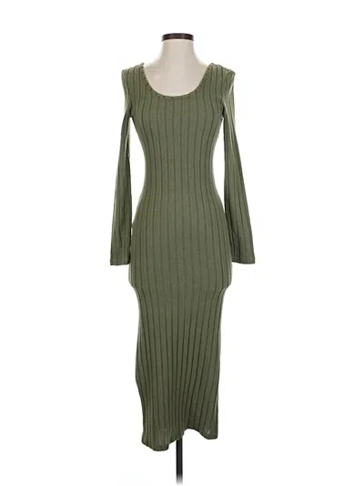 Pre-owned Unbranded Casual Dress In Green