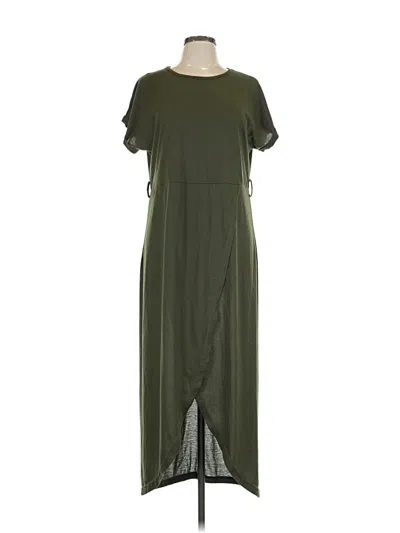 Pre-owned Unbranded Casual Dress In Green