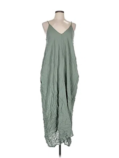 Pre-owned Unbranded Casual Dress In Green