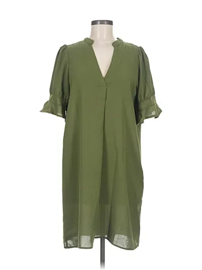 Pre-owned Unbranded Casual Dress In Green