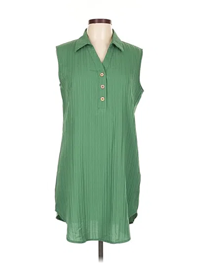 Pre-owned Unbranded Casual Dress In Green