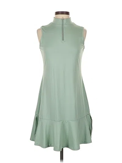 Pre-owned Unbranded Casual Dress In Green