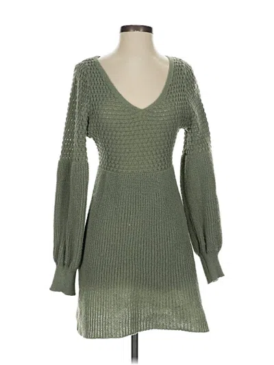 Pre-owned Unbranded Casual Dress In Green