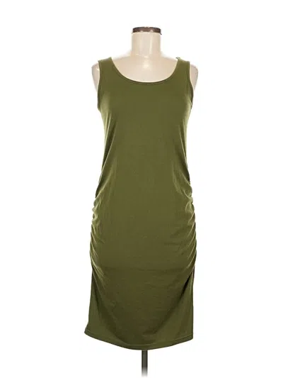 Pre-owned Unbranded Casual Dress In Green