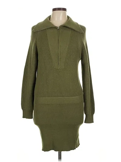 Pre-owned Unbranded Casual Dress In Green